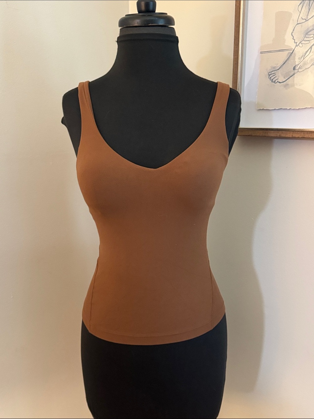 Lululemon Align Waist-Brown Length Tank Top-Size 4